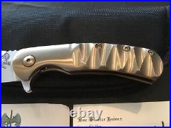 Custom Doc Shiffer Small Designated Marksman Flipper Folder Folding Knife