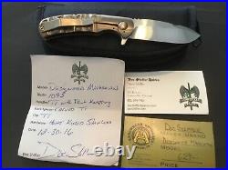 Custom Doc Shiffer Small Designated Marksman Flipper Folder Folding Knife