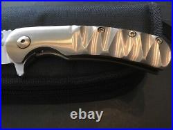 Custom Doc Shiffer Small Designated Marksman Flipper Folder Folding Knife