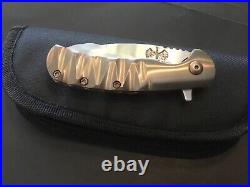 Custom Doc Shiffer Small Designated Marksman Flipper Folder Folding Knife