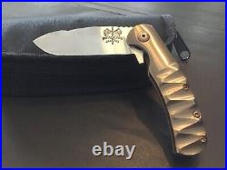 Custom Doc Shiffer Small Designated Marksman Flipper Folder Folding Knife