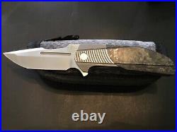 Custom Dustin Turpin Strife Flipper Folder Folding Knife