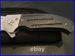 Custom Enrique Pena Diesel Extra Timascus Clip Flipper Folder Folding Knife