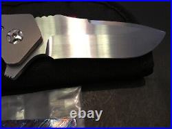 Custom Enrique Pena Diesel Extra Timascus Clip Flipper Folder Folding Knife