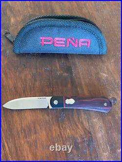 Custom Enrique Pena Front Flipper zulu knife