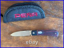 Custom Enrique Pena Front Flipper zulu knife