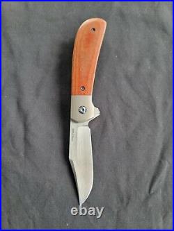 Custom Enrique Pena Pena Knives Lannys Clip Folding Folder Flipper Knife