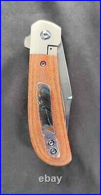 Custom Enrique Pena Pena Knives Lannys Clip Folding Folder Flipper Knife