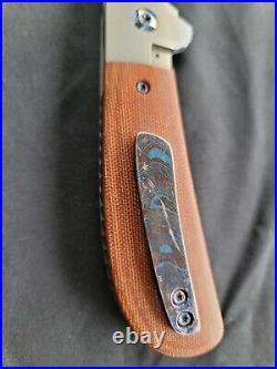 Custom Enrique Pena Pena Knives Lannys Clip Folding Folder Flipper Knife