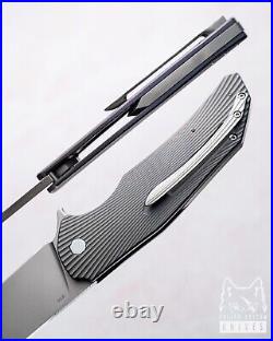 Custom Folding Knife Folder Dragonfly 164 M390 Herman