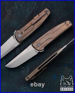Custom Folding Knife Folder Dwarf 15 M390 Jk