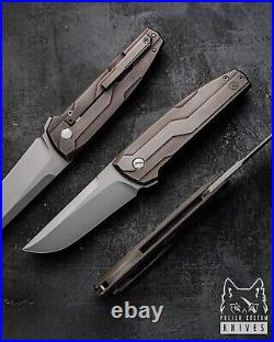 Custom Folding Knife Folder Dwarf 26 M390 Jk