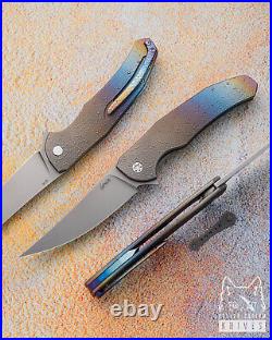 Custom Folding Knife Folder Ishtar 158 M398 Herman