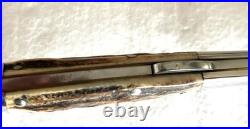 Custom Folding Knife Joe Anderson Stag, Louisville, Ky Folder