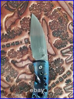 Custom Full Dress Tom Mayo Timascus/Talonite Small Wharny 2 1/4 Blade 6 5/16 OAL