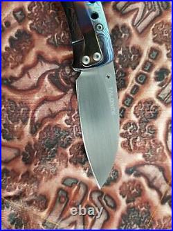 Custom Full Dress Tom Mayo Timascus/Talonite Small Wharny 2 1/4 Blade 6 5/16 OAL