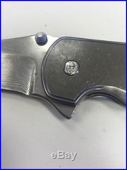 Custom Grimsmo Norseman RWL-34 Folding Knife Layered Steel/Stonewash Finish NR