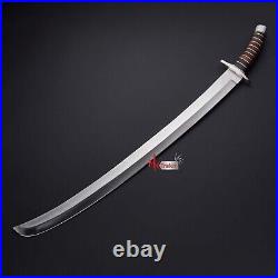 Custom Handmade D2 Steel Modern Persian Horseman Sword, Gift Sword With Leather