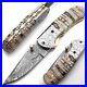Custom Handmade Folding Knife (Woolly Mammoth Handle)