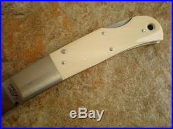 Custom Handmade Jess Horn Knives FBK Folding Boot Knife Legendary Maker
