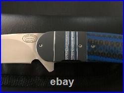 Custom Herucus Blomerus Linerlock Flipper Knife IKBS bearings