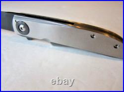 Custom Jason Clark Tactical Titanium Flipper Knife in Mint Cond