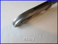 Custom Jason Clark Tactical Titanium Flipper Knife in Mint Cond