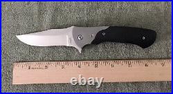 Custom Joel Chamblin Large Tactical Flipper Liner Lock Folding Knife