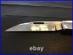 Custom K'roo W. O'Kelly Swayback Lockback Slipjoint Folder Folding Knife