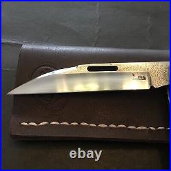 Custom K'roo W. O'Kelly Swayback Lockback Slipjoint Folder Folding Knife