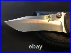Custom Kirby Lambert Inferno Flipper Folder Folding Knife