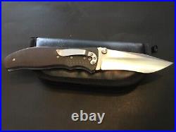 Custom Kirby Lambert Inferno Flipper Folder Folding Knife