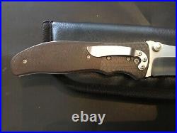 Custom Kirby Lambert Inferno Flipper Folder Folding Knife