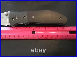 Custom Kirby Lambert Inferno Flipper Folder Folding Knife