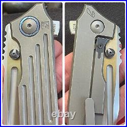 Custom Knife Factory CKF Knives Peter Rassenti SNAFU 2.0 M390 Blade BRAND NEW