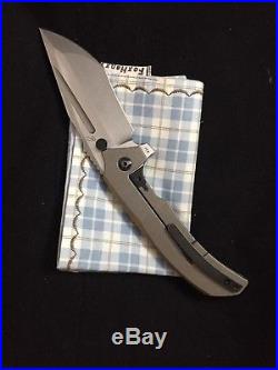 Custom Knife Factory CKF Rassenti Satori Collab Knife, Large Integral Flipper
