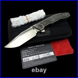 Custom Knife Factory (CKF) SNAFU 2024 M INTEGRAL FOLDING KNIFE M398 / CF