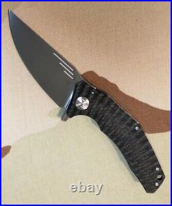 Custom Knife Factory MORRF- 3/2 Folding Knife, S35VN, Titanium\CF Frame, LIMITED