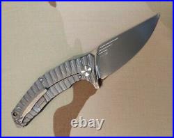 Custom Knife Factory MORRF- 3/2 Folding Knife, S35VN, Titanium\CF Frame, LIMITED