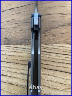 Custom Knife Factory Snafu 3.0 Flipper Knife Titanium (3.5 Bead Blast)