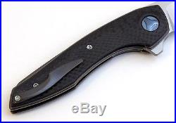 Custom Knife Factrory CKF Gratch Anton Malyshev Design M390 Titanium Bearings
