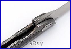 Custom Knife Factrory CKF Sablya Alexey Konygin Design M390 Titanium Bearings