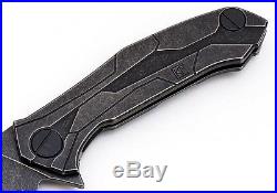 Custom Knife Factrory CKF T90 Alexey Konygin Design M390 Titanium Bearings Case