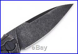 Custom Knife Factrory CKF T90 Alexey Konygin Design M390 Titanium Bearings Case