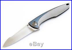 Custom Knife Factrory Folder CKF Tegral Knife M390 Satin Finish with Bearings NIB