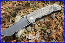 Custom Made Flipper Tactical Pocket Knife Knives M390 Blades Titanium Handle Nib