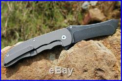 Custom Made Grimsmo Norseman Knives #978 BOHLE M390 Blade Tactical Folding Knife