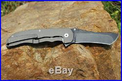Custom Made Grimsmo Norseman Knives #978 BOHLE M390 Blade Tactical Folding Knife