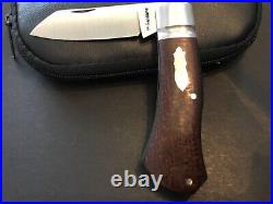 Custom Manual Saldana Manny Dogbone Slipjoint Folder Folding Knife