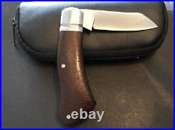 Custom Manual Saldana Manny Dogbone Slipjoint Folder Folding Knife